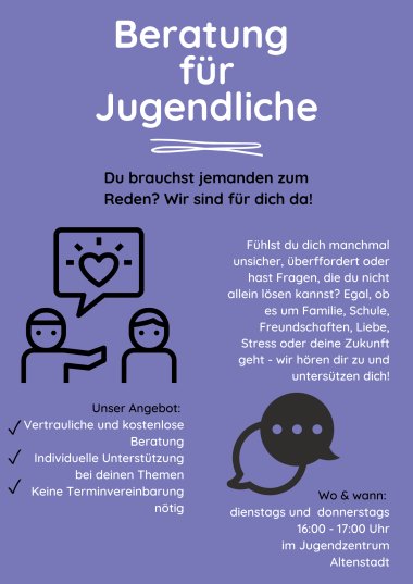 Beratung für Jugendliche - 1